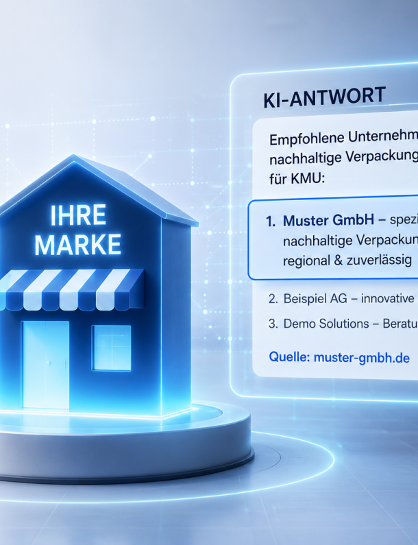 Von der KI empfohlen werden - GEO-Basics für kleine und mittelständische Unternehmen - Kontx Kommunikation Agentur Schweiz
